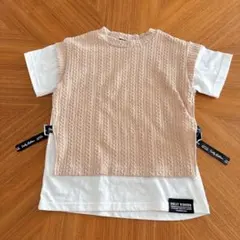 DOLLY RIBBON 重ね着風Tシャツ 140 半袖
