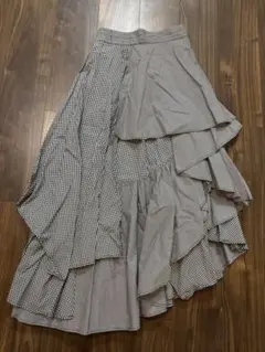 SNIDEL チェック柄フレアスカート サイズ0 SWFS232133