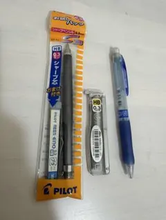 【新品2本】PILOT S3 0.3mm+uni Syalaku 0.5mm