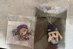 FGO アルトリア・キャスター グッズ2点 アクリルスタンド ラバーチャーム