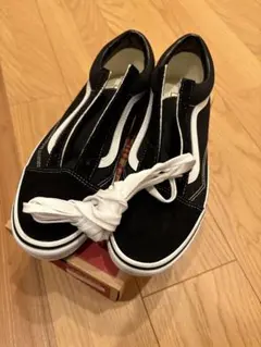 【新品】VANS オールドスクール ブラック/ホワイト 8.5 US企画