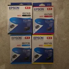EPSON 純正インクカートリッジ IB07 4色セット 大容量 - メルカリ