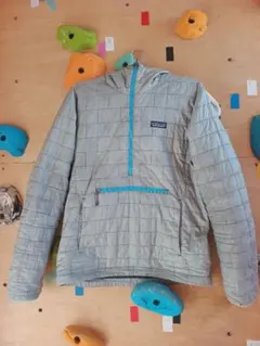 Patagonia ナノパフ プルオーバー ダウン ジャケット メンズ シルバー