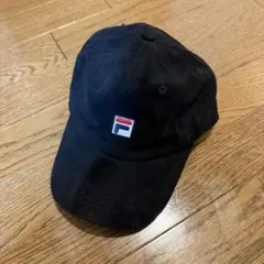 【まとめ買い値引き可】FILA 黒 キャップ
