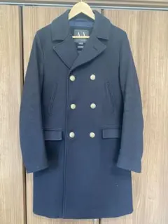 【美品】ARMANIEXCHANGE/チェスターコート/金ボタン/ダブル