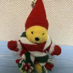 くまのプーさん ディズニー クリスマス 2021 ぬいぐるみバッジ