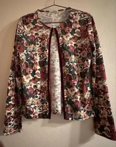 ⭐️まとめ売り値引き可 《美品》Lois CRAYON 秋冬　花柄　カーディガン