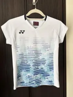 YONEX バドミントンウェア JP Mサイズ ホワイト/ブルー