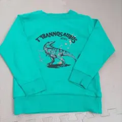 130cm 恐竜　トレーナー　グリーン　緑