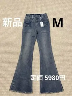 【新品】アニエンド ANIENDフレアデニム M