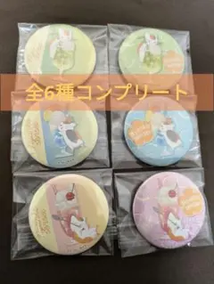 夏目友人帳　ニャンコ先生　カラフルソーダ　缶バッジ　全6種コンプリート　④