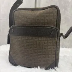 【美品】GIVENCHY ジバンシー 4Gロゴ ショルダーバッグ ブラウンのサムネイル