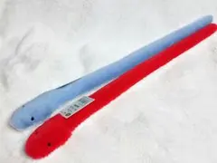 セリア ペット用 へびのぬいぐるみ ブルー レッド 赤 青のサムネイル