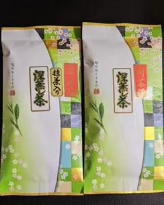ギフト　手土産　父の日にも 静岡県産 抹茶入深蒸し茶 深蒸し茶 新茶 各100gのサムネイル