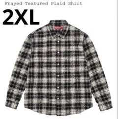 Supreme Frayed Textured Plaid Shirt