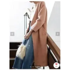 新品タグつき　TODAYFUL 36サイズ　ウールコート　ピンクベージュ