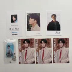 SnowMan 渡辺翔太セット　特典　チェキ風カード　アクリルお守り