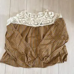 ZARA WOMAN ストライプブラウス XSサイズ