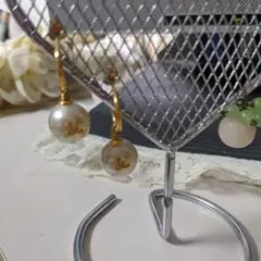 シャネルパールピアス