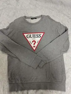 [最終処分] GUESS レディースロゴトレーナー グレー Mサイズのサムネイル