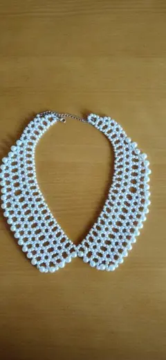 パールビーズ デザイン ネックレス