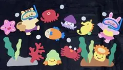 壁面飾り　夏　7月　8月　海の生き物　保育園　幼稚園　施設　こどものサムネイル