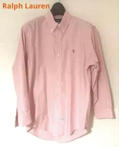 Ralph Lauren 90s 長袖B.D.シャツ ピンクオックスフォード