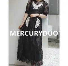 【美品】MERCURYDUO レース ロングドレス ワンピースのサムネイル