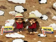 【新品 未使用】ONE PIECE モンキー・D・ルフィ モンチッチ 2体セット