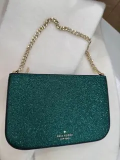 kate spade キラキラミニバッグ お財布機能付！斜めがけにしたら便利
