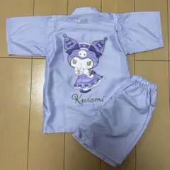 【新品タグ付き】クロミ 甚平 パープル 130cm