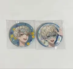 にじさんじ 緋八マナ 誕生日2025 箔押し缶バッジ&チェキ風カード