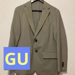 GU ウォッシャブルテーラードジャケットSW Sサイズ　ベージュ