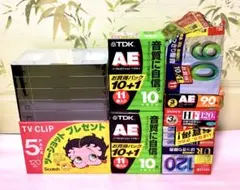【新品】カセットテープ39本 ビデオテープ10本のサムネイル