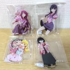 物語シリーズ　グッズ　オンラインくじ　アクリルスタンド　まとめ売り　４点