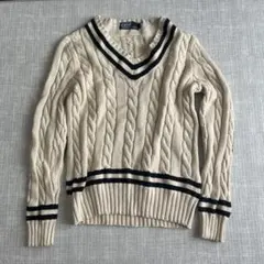 Polo by Ralph Lauren ケーブルニットセーター エルボーパッチのサムネイル