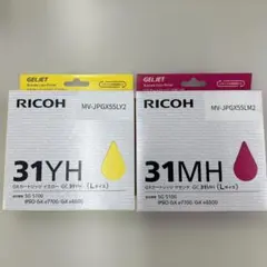 新品　未使用　RICOH GELJET インク 31YH 31MH 2点セットのサムネイル