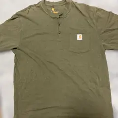 カーハート ヘンリーネック Tシャツ オリーブ カー