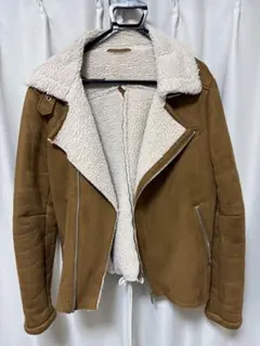 ZARA MAN ムートン ライダース サイズ42(Lサイズ)のサムネイル