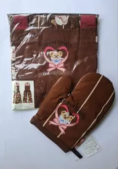 Sweet Duffy　スウィート ダッフィー　エプロン　なべつかみ　2点セット