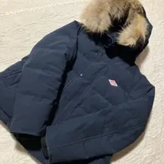 DANTON ネイビー ダウンジャケット　34