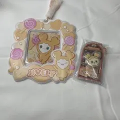 twice ジヒョ カードホルダー チョコがけボール＆チャーム