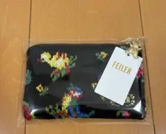 【新品タグ付き】フェイラー　ハイジ　ブラック　ポーチのサムネイル