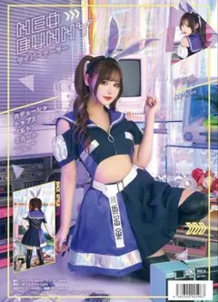 クリアストーン ネオバニー サイバーセーラー ネイビー コスプレ衣装