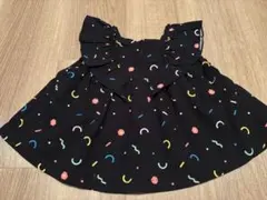 BREEZE ベビーワンピース 80cm ブラック 総柄のサムネイル
