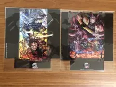 鬼滅の刃　映画入場者特典　遊郭潜入編•決戦編　2枚セット　クリアスタンド