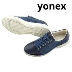 美品YONEXヨネックス　ウォーキングシューズ　スニーカー23cmネイビー