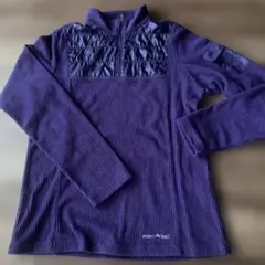 mont-bell ハーフジップ 紫 日本S