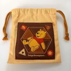 貴重レア✩東京ディズニーランド くまのプーさん 巾着 ポーチ 袋