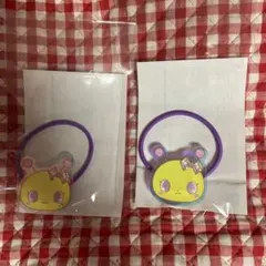 ハピクロ ジュエルペット かおかおおかおヘアゴム チャロット2点セット